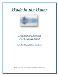 Wade in the Water Concert Band sheet music cover Thumbnail